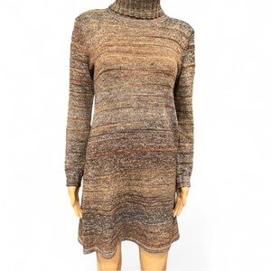Max Studio Brown Multitone Knit Dress